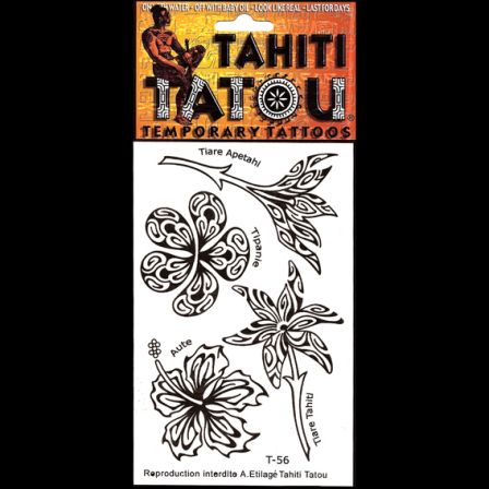 tatouage fleur vahiné