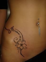 tatouage fleur veronique
