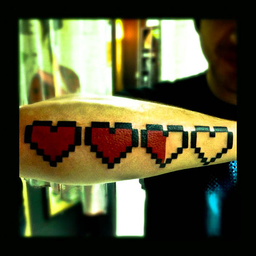 tatouage geek discret