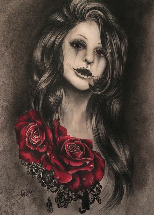 tatouage gothique épaule