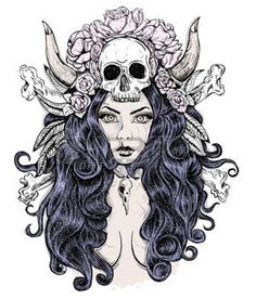 tatouage gothique rose