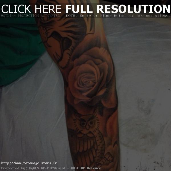 tatouage hibou justin