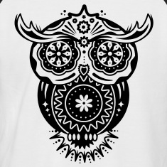 tatouage hibou stylisé