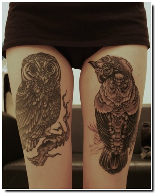tatouage hibou symbolique