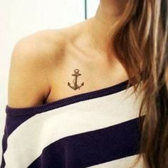 tatouage hirondelle ancre