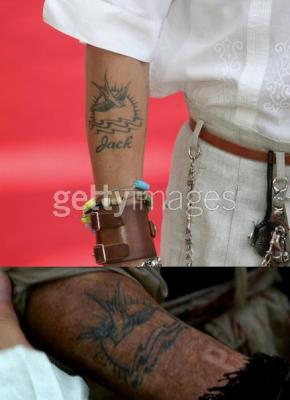 tatouage hirondelle jack sparrow