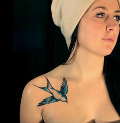 tatouage hirondelle marin