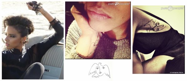 tatouage hirondelle shy'm