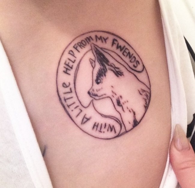 tatouage hommage animaux