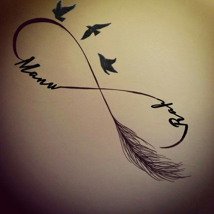 tatouage infini avant bras