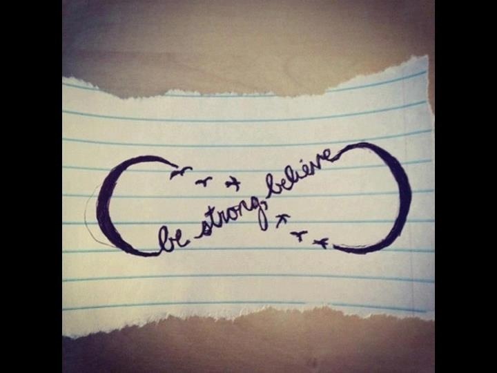 tatouage infini believe