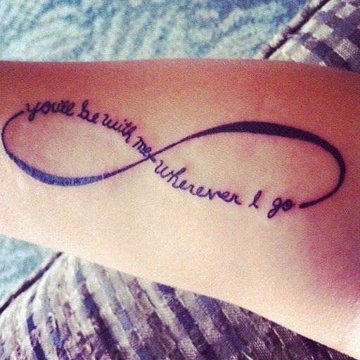 tatouage infini citation