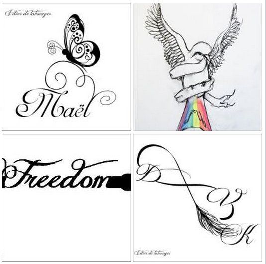 Tatouage infini colombe