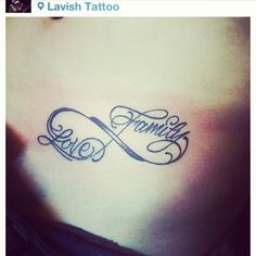 tatouage infini family