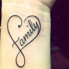 tatouage infini family