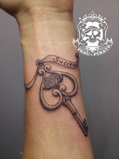 tatouage infini ruban