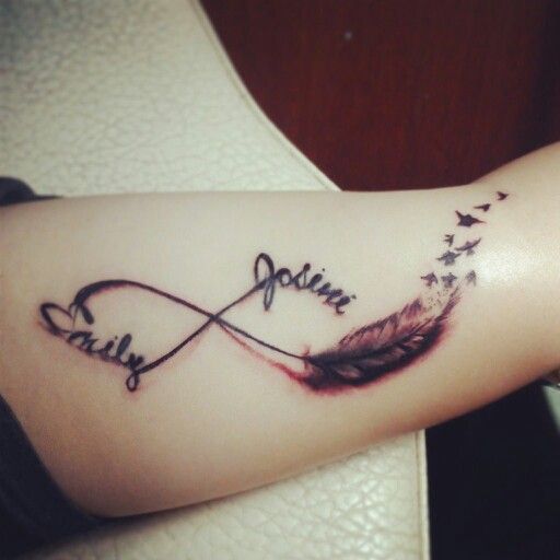 tatouage infinity love life