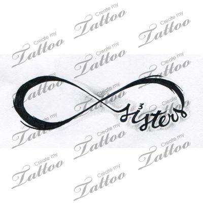 tatouage infinity sister