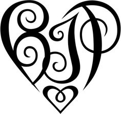 tatouage initiale cj