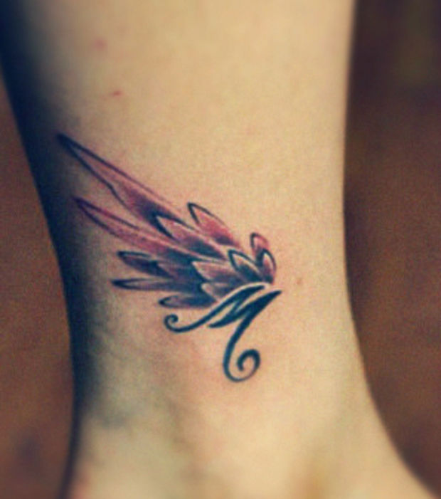 tatouage initiale l et m