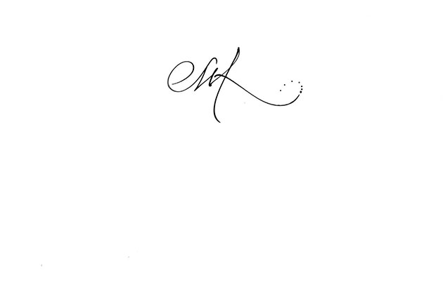 tatouage initiale m