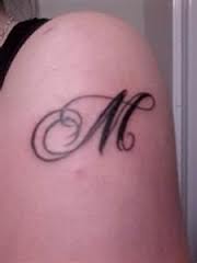 tatouage initiale m et s