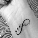 tatouage initiale mf