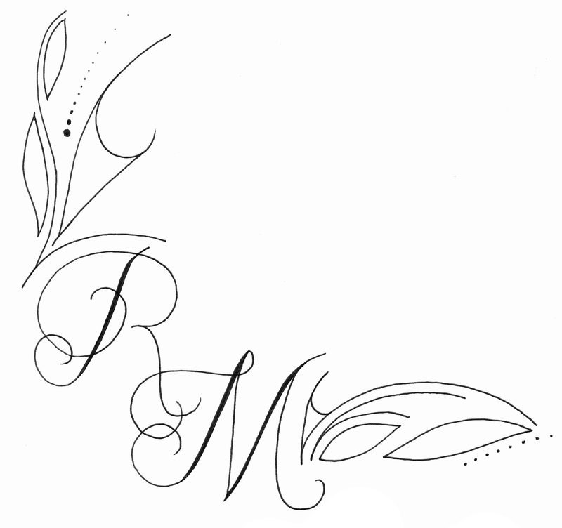 tatouage initiale rm