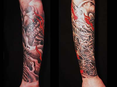 tatouage japonais avant bras