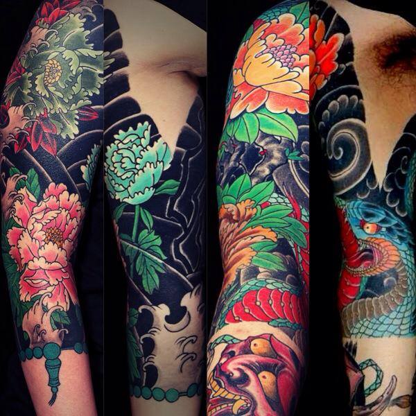 tatouage japonais avant bras