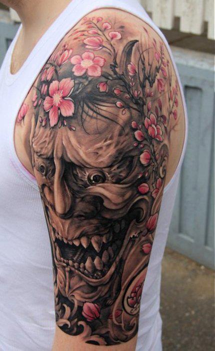 tatouage japonais démon
