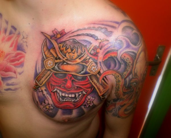 tatouage japonais démon