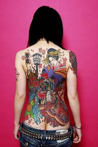 tatouage japonais dos
