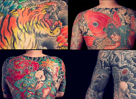 tatouage japonais estampe