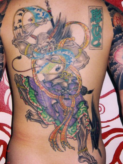 tatouage japonais estampe
