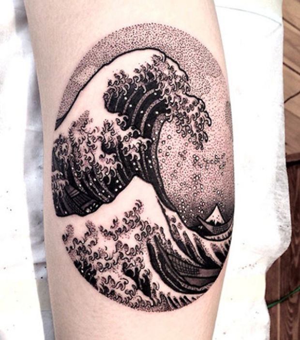 tatouage japonais estampe