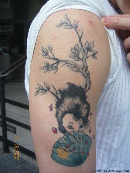 tatouage japonais estampe