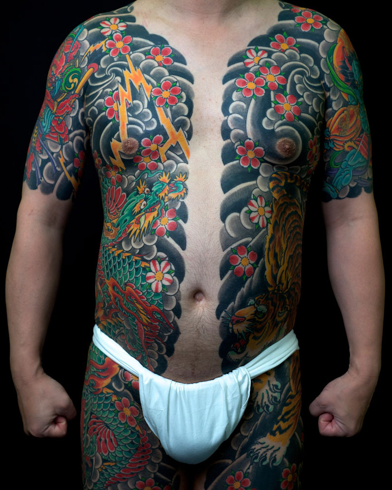 tatouage japonais integral