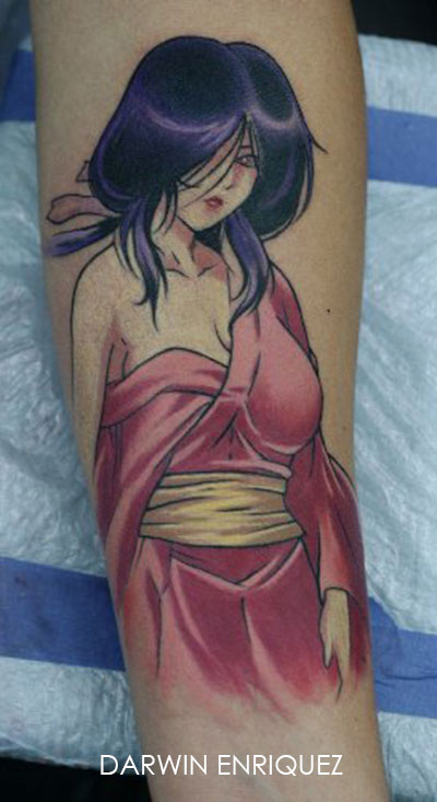 tatouage japonais manga