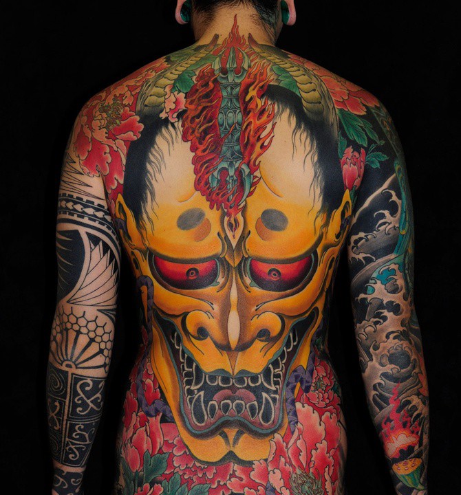 tatouage japonais moderne