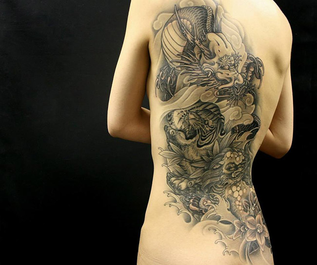 tatouage japonais moderne