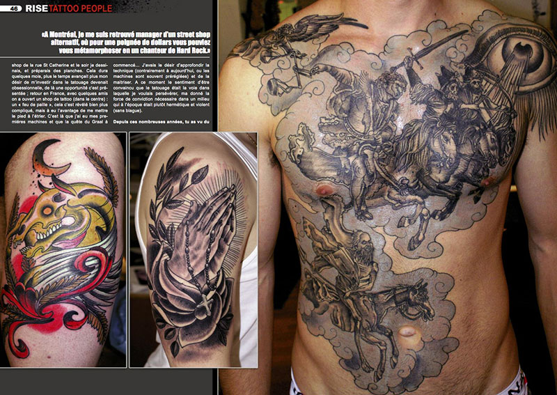 tatouage japonais moderne