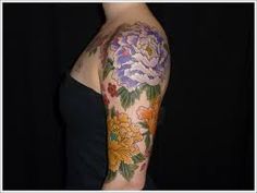 tatouage japonais pivoine