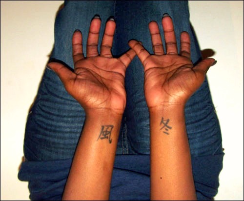 tatouage japonais poignet