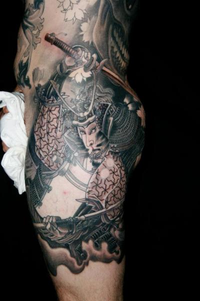 tatouage japonais samourai