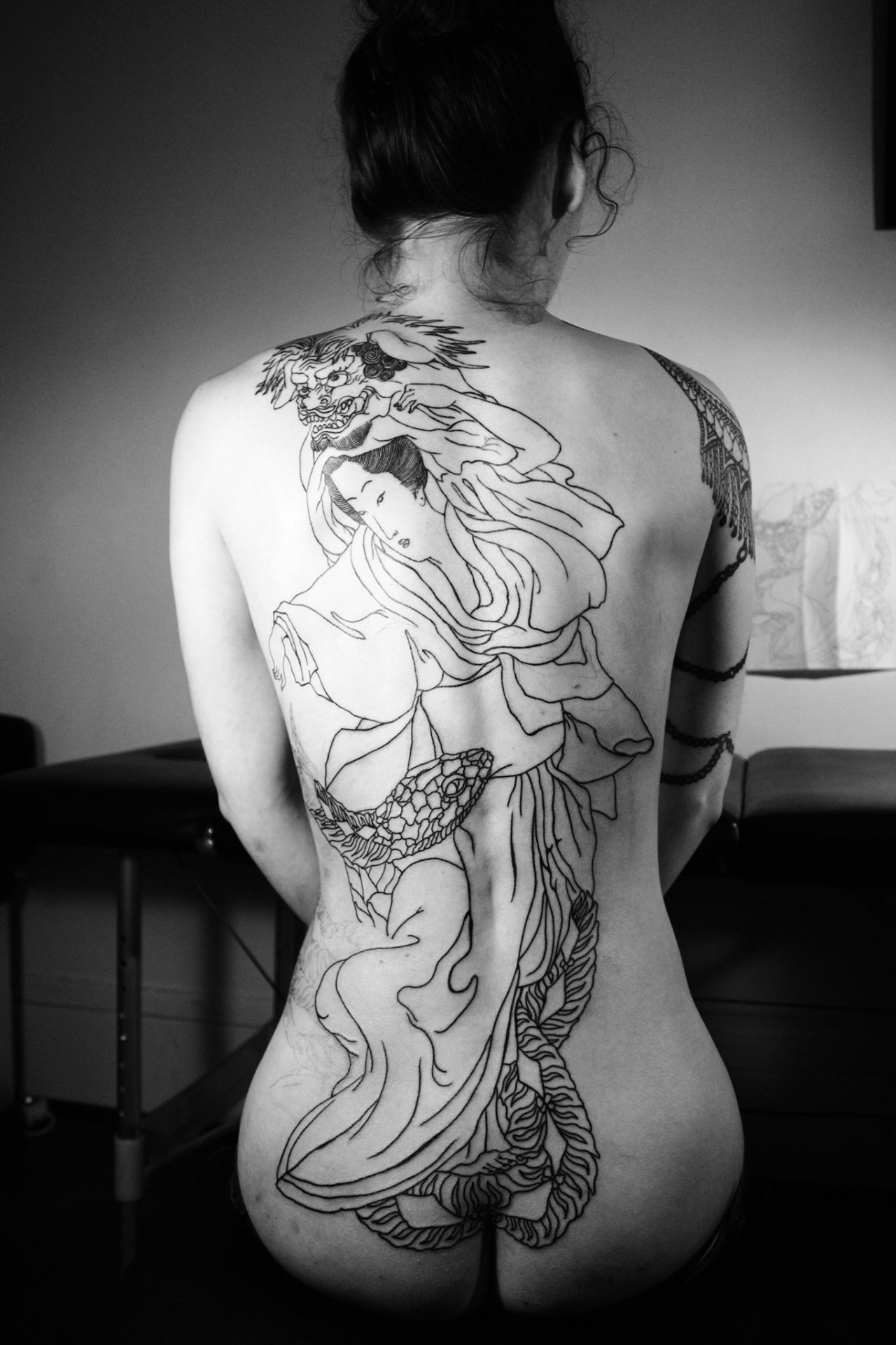 tatouage japonais sur paris