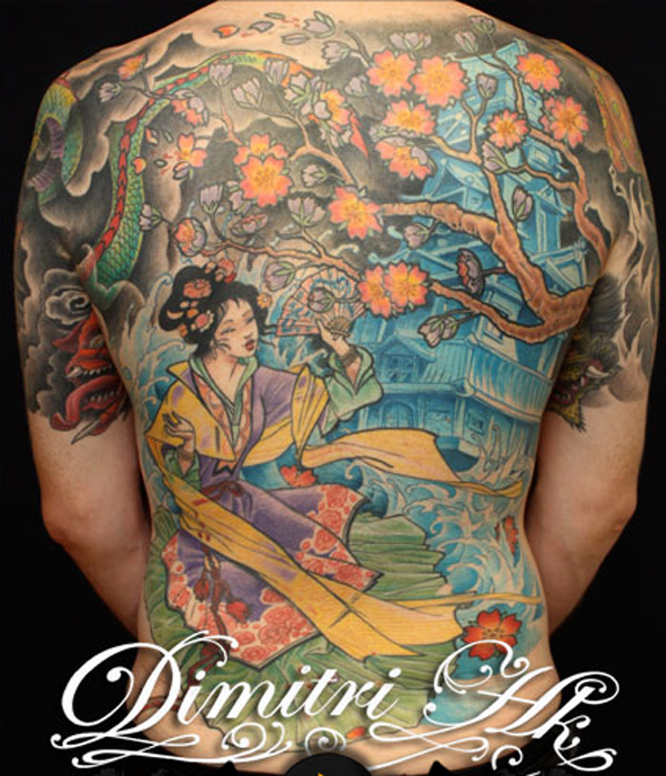 tatouage japonais sur paris