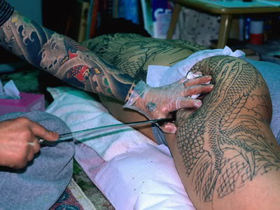 tatouage japonais technique