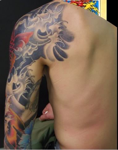 tatouage japonais tribal