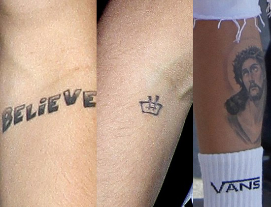 tatouage justin bieber oiseau